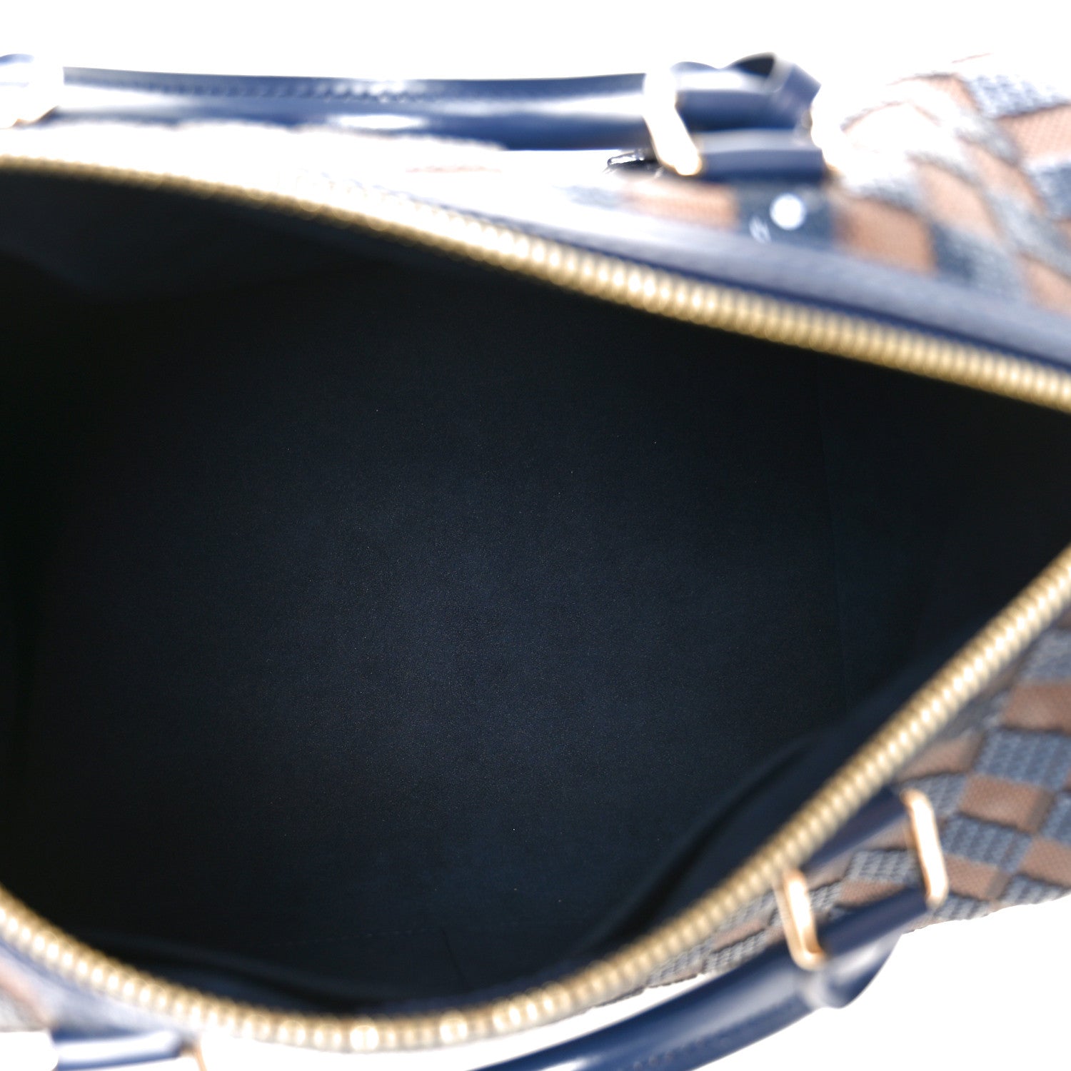 Louis Vuitton Damier Paillettes Speedy 30 Blue 5 of 9
