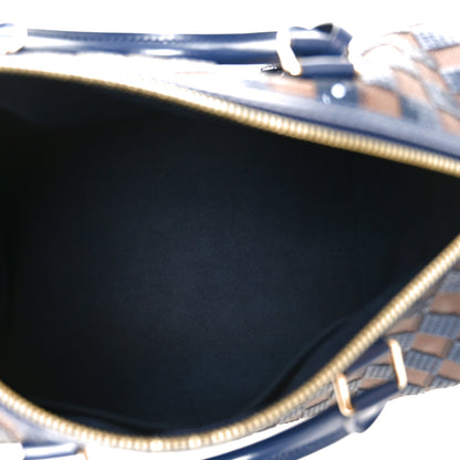 Louis Vuitton Damier Paillettes Speedy 30 Blue 5 of 9