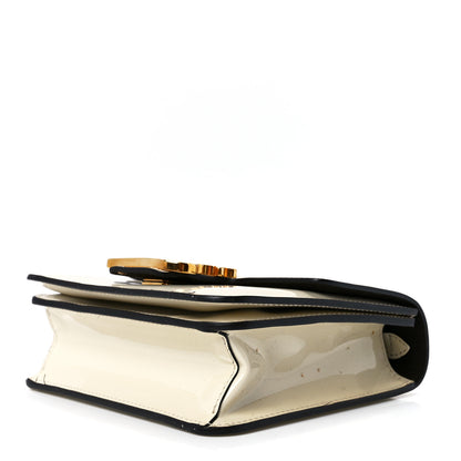 Fendi Vitello Vernice Mou Karligraphy Crossbody Bag Latte 10 of 13