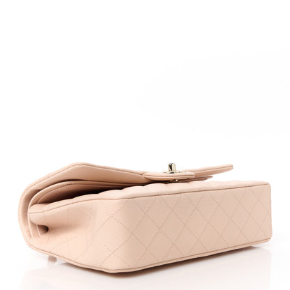 Chanel Caviar Quilted Medium Double Flap Light Beige 4 of 12