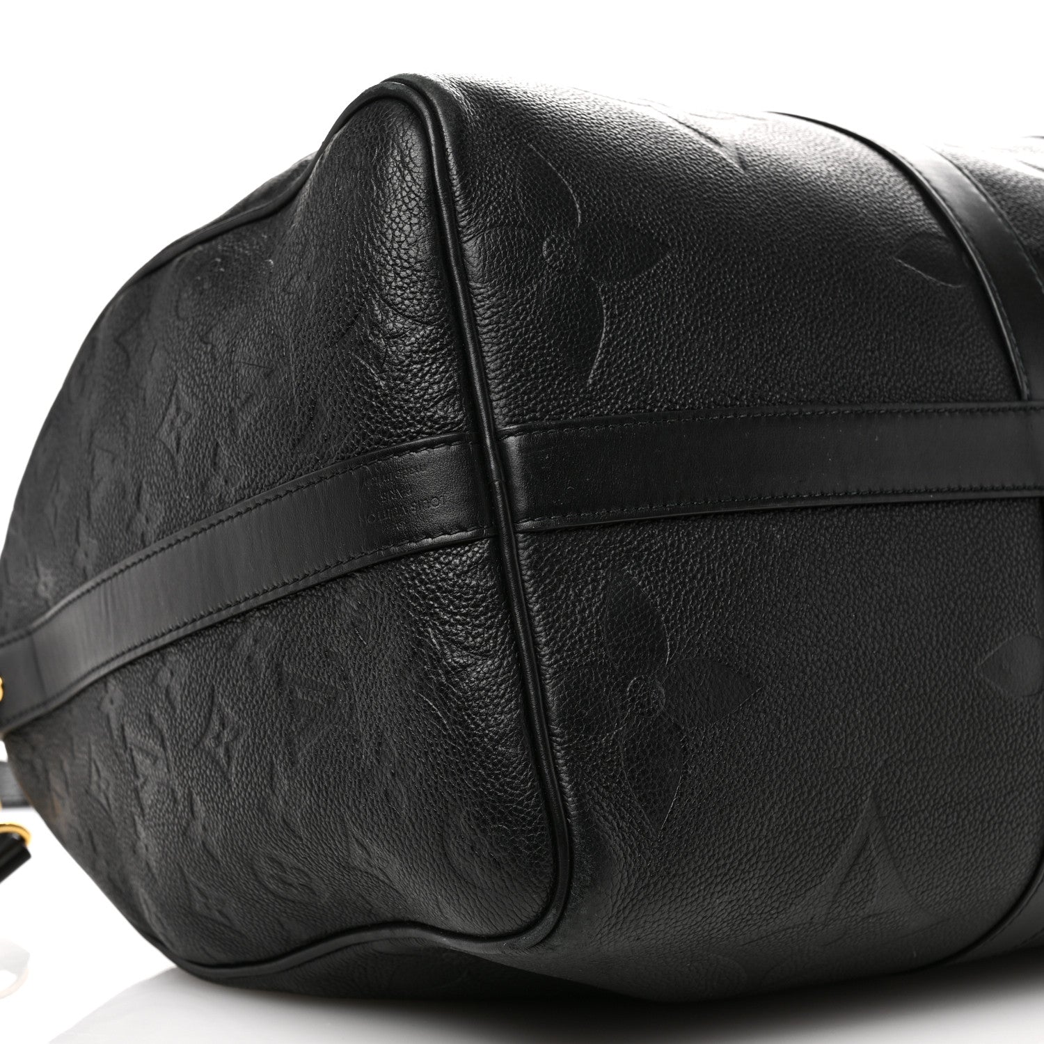 Louis Vuitton Empreinte Monogram Giant Keepall Bandouliere 45 Black 7 of 13