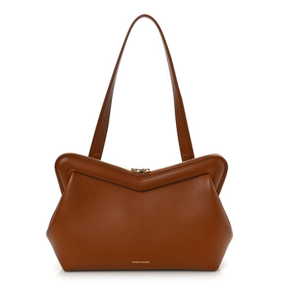 Mansur Gavriel Smooth Calfskin M Frame Bag Camel 1 of 8