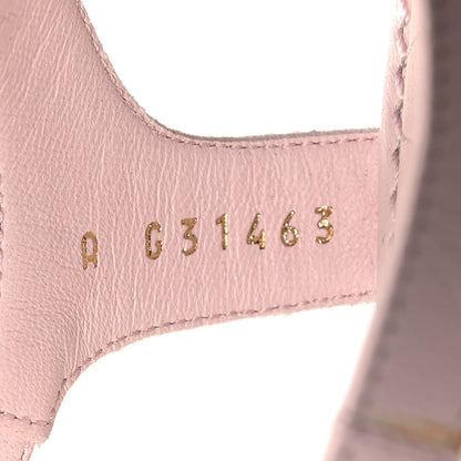 Chanel Lambskin Chain CC Logo Thong Sandals 39 Light Pink 6 of 11