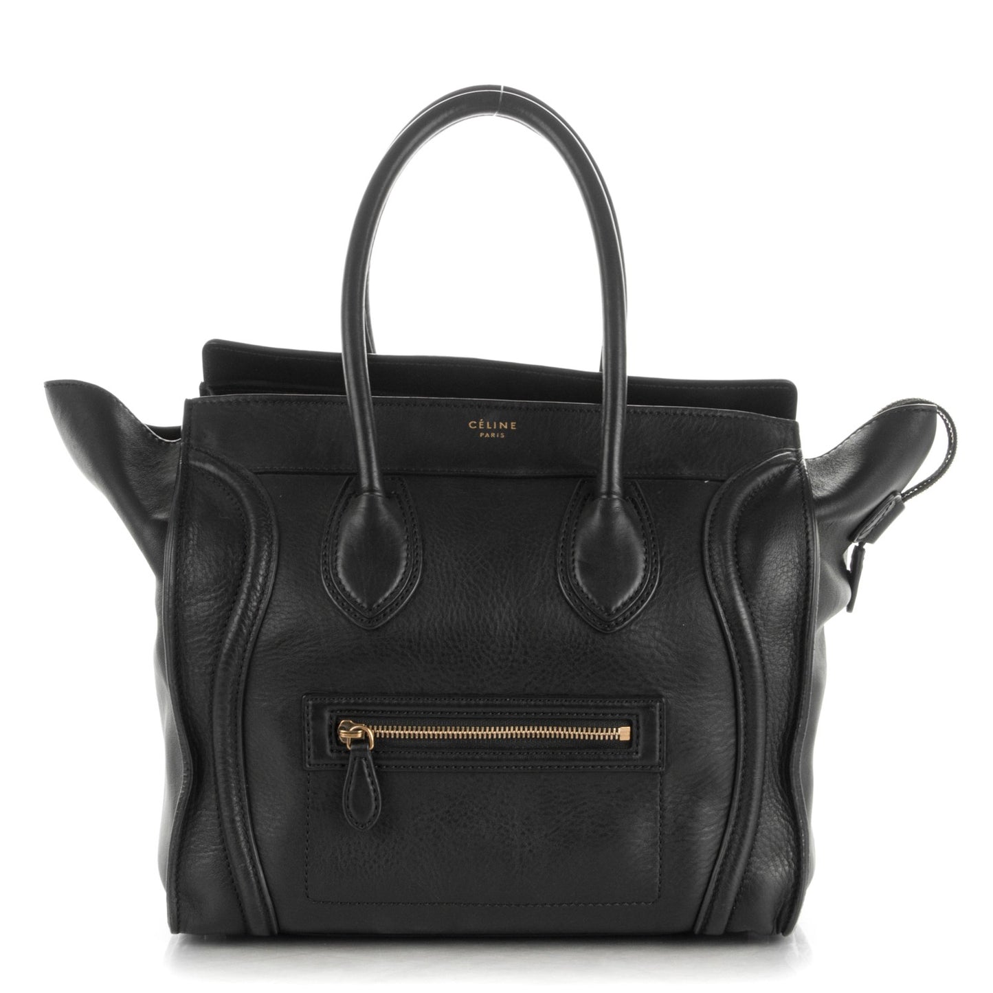 Smooth Calfskin Mini Luggage Black