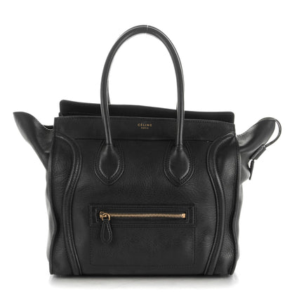 Celine Smooth Calfskin Mini Luggage Black 1 of 8