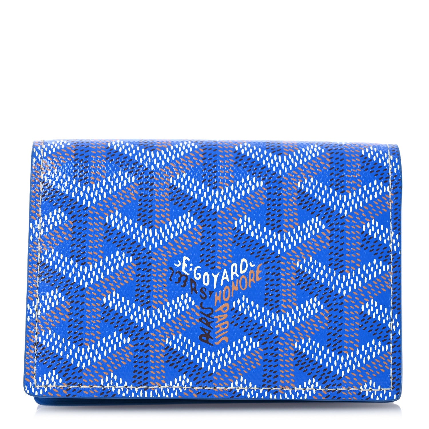 Goyard Goyardine Business Card Holder Sky Blue 1 of 6