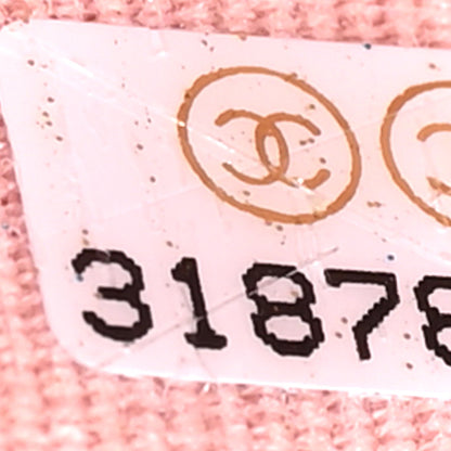 Chanel Caviar Quilted Mini Vanity Case With Chain Pink 8 of 9