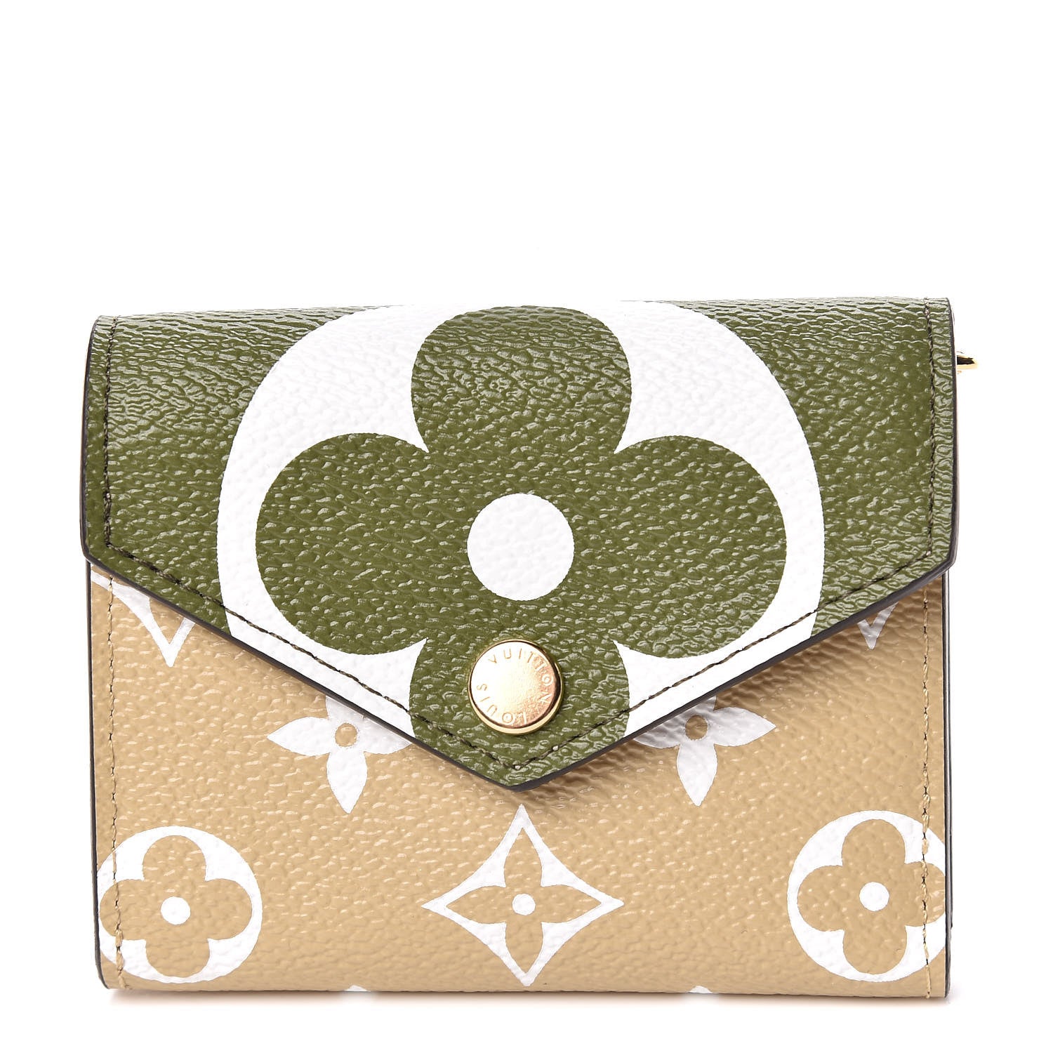 Louis Vuitton Monogram Giant Zoe Wallet Kaki 1 of 8