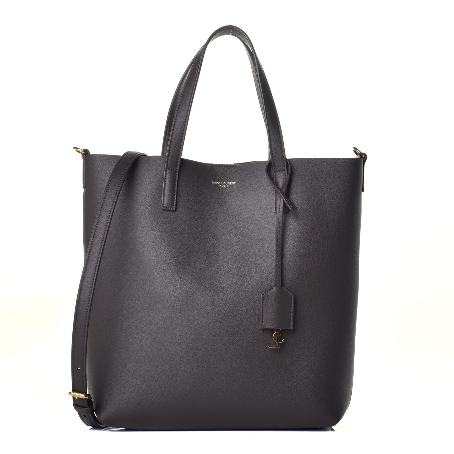 Calfskin Toy Shopping Tote Pebble