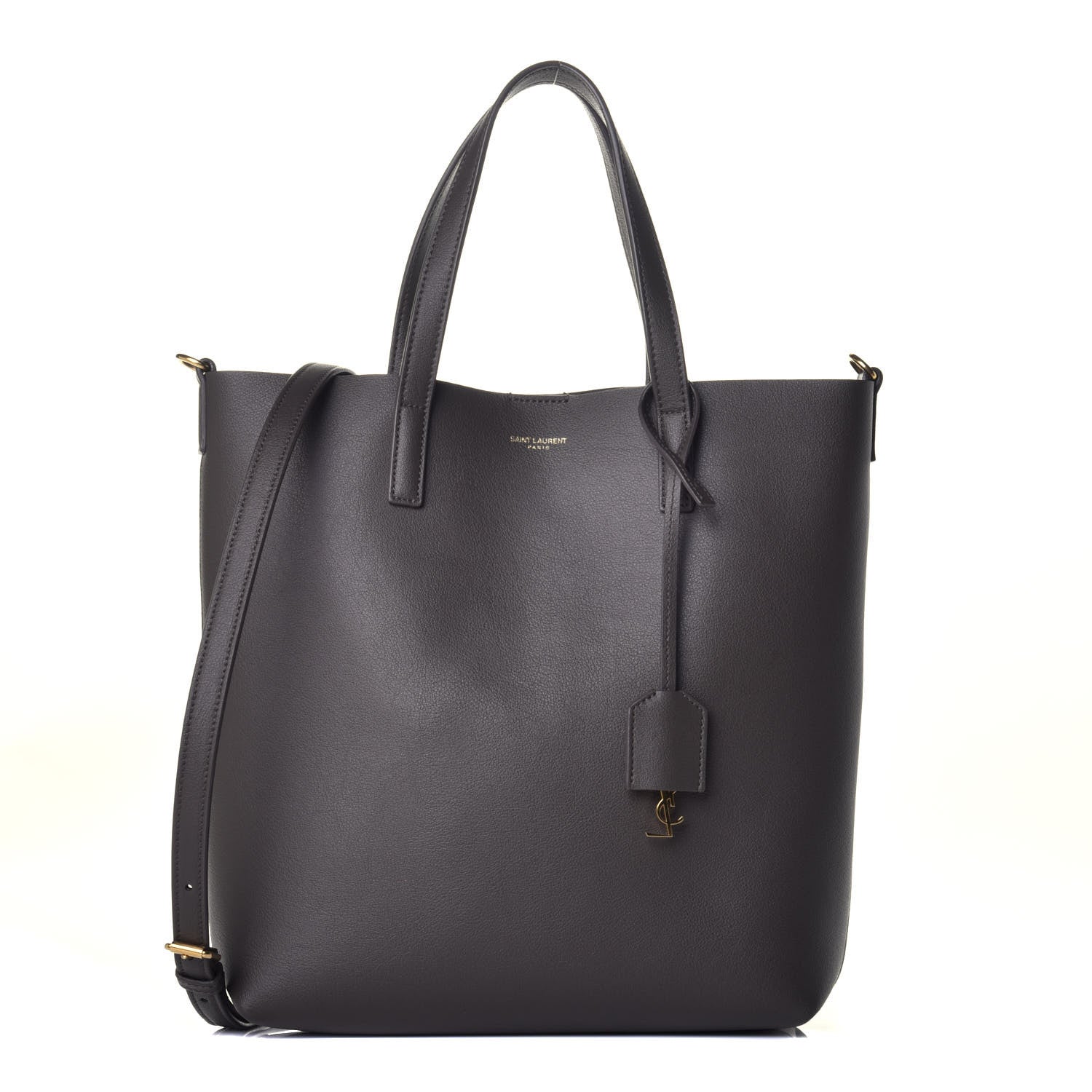 Saint Laurent Calfskin Toy Shopping Tote Pebble 1 of 10