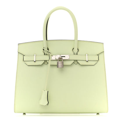 Hermes Epsom Sellier Birkin 30 Vert Fizz 1 of 11