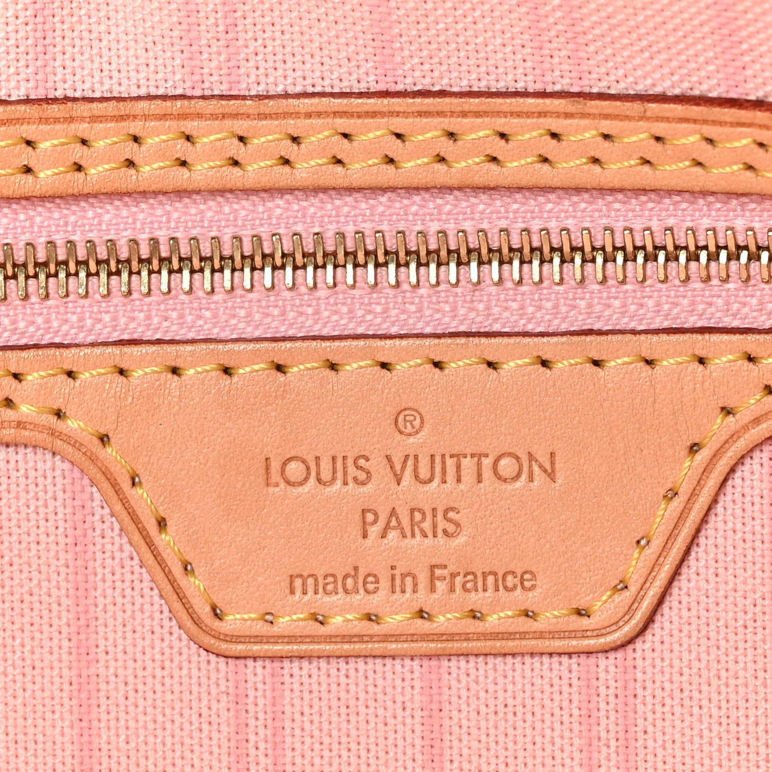 Louis Vuitton Damier Azur Delightful MM Rose Ballerine 6 of 10