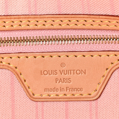 Louis Vuitton Damier Azur Delightful MM Rose Ballerine 6 of 10
