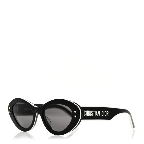 Christian Dior Acetate DiorPacific B1U Butterfly Sunglasses Black