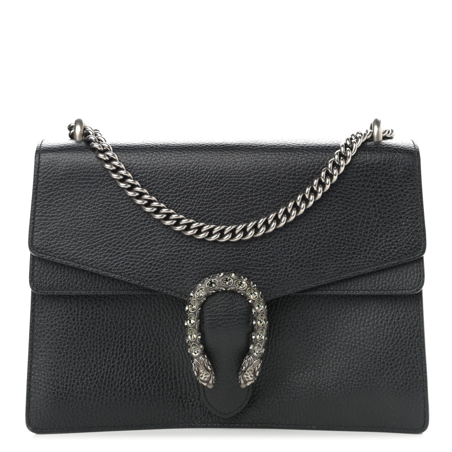 Gucci Dollar Calfskin Crystal Medium Dionysus Shoulder Bag Black Black Diamond 1 of 12