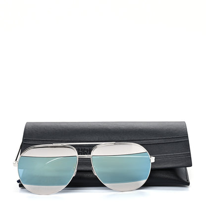 Christian Dior Split 1 Aviator Sunglasses Silver 7 of 7
