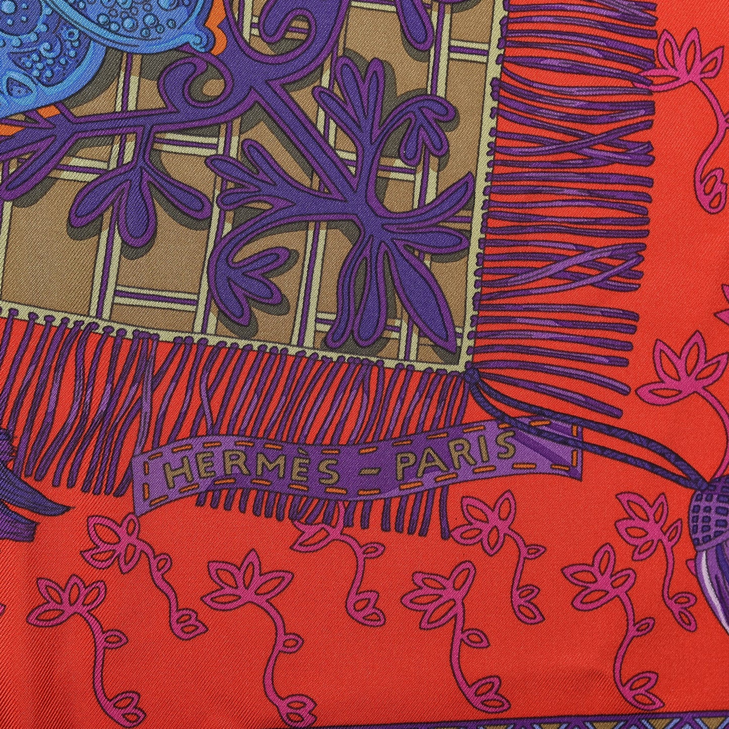 Silk Cavaliers du Caucase Scarf 90