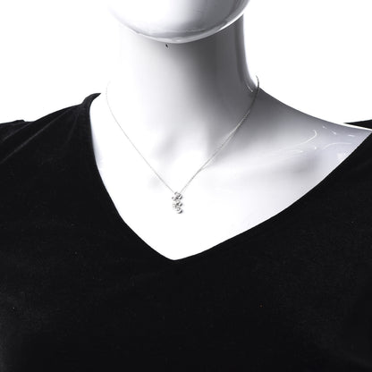 Tiffany Platinum Diamond Bubble Pendant Necklace 2 of 8