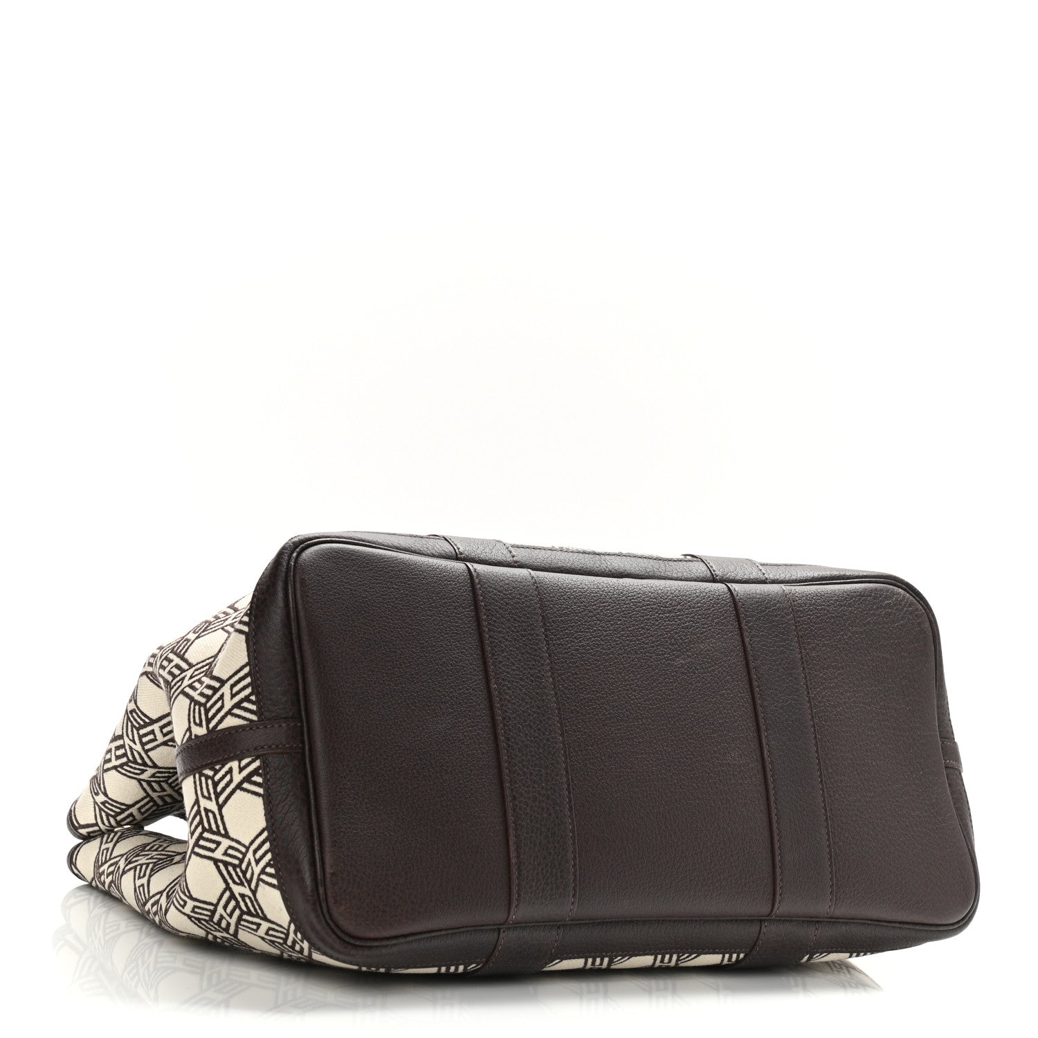 Hermes Toile SO H Vache Country Garden Party 36 MM Chocolate 3 of 8
