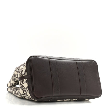 Hermes Toile SO H Vache Country Garden Party 36 MM Chocolate 3 of 8