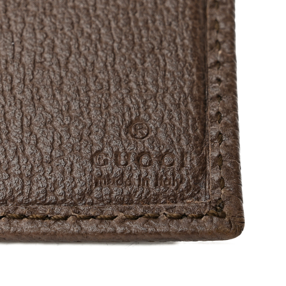 GG Supreme Monogram Web Mens Ophidia Bi-Fold Coin Wallet Beige New Acero