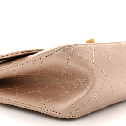 Chanel Metallic Calfskin Quilted 2.55 Reissue 226 Flap Dark Gold 9 of 10
