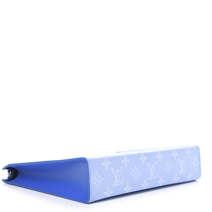 Louis Vuitton Monogram Clouds Pochette Voyage MM A4 Blue 3 of 9