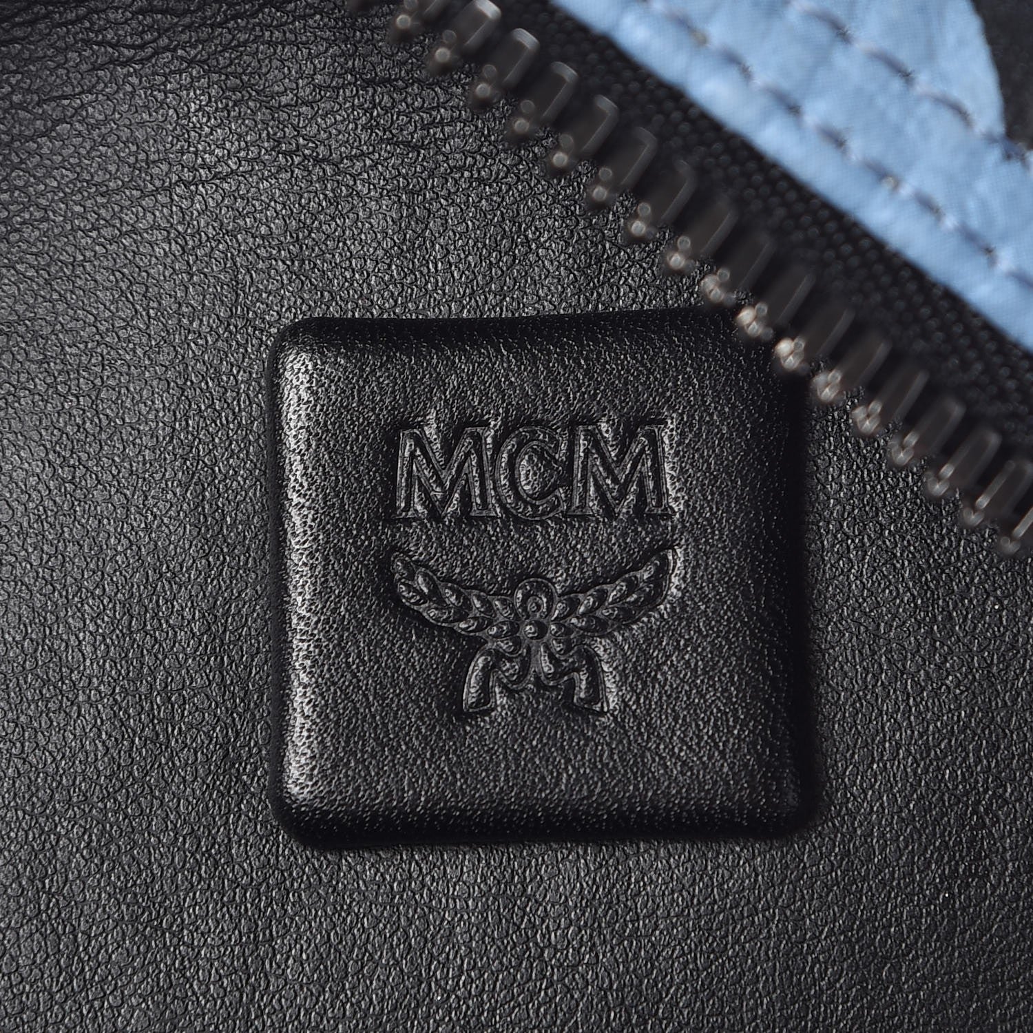 MCM Visetos Small Side Stud Stark Backpack Blue 8 of 10