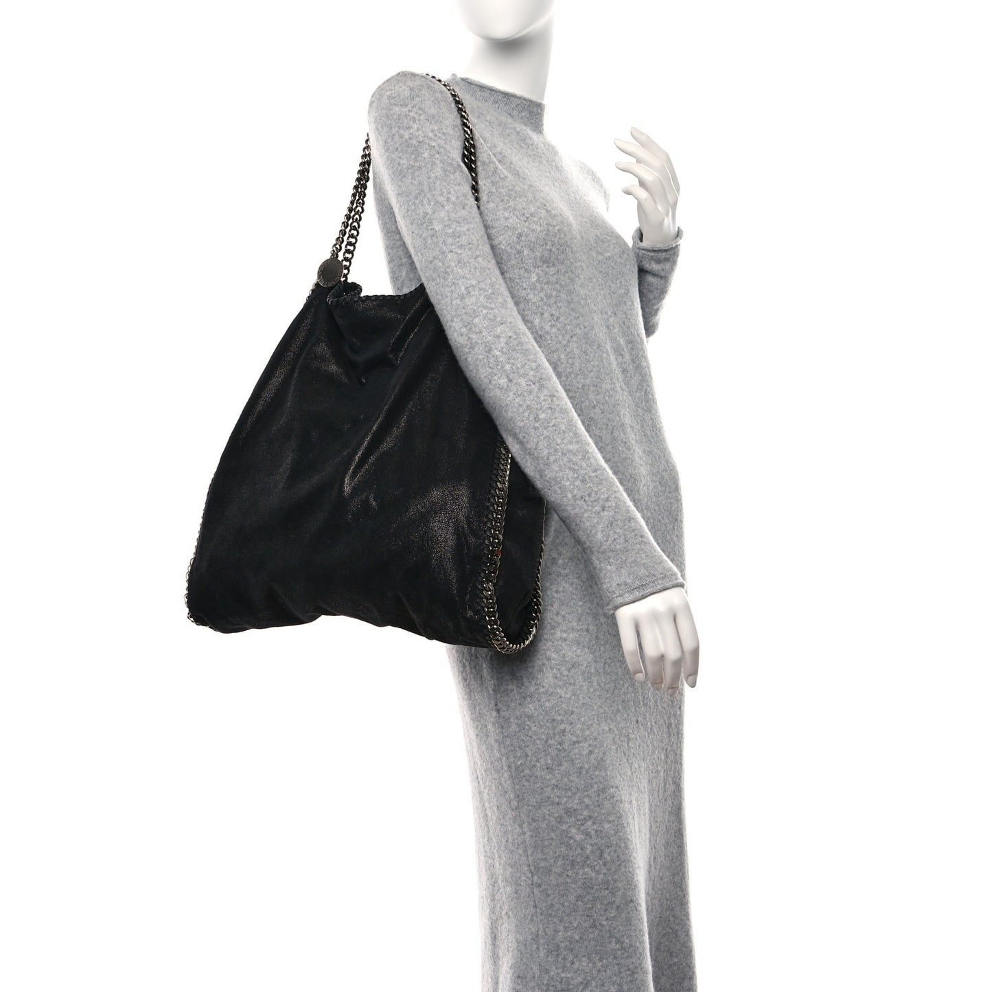 Shaggy Deer Big Falabella Tote Black