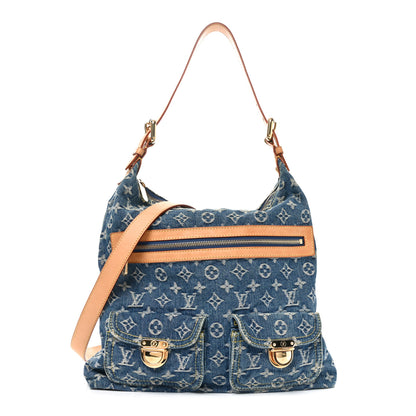 Louis Vuitton Denim Baggy GM Blue 1 of 9