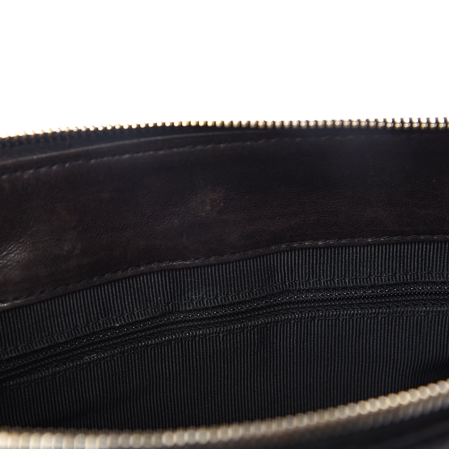 Lambskin Quilted Shoulder Bag Black