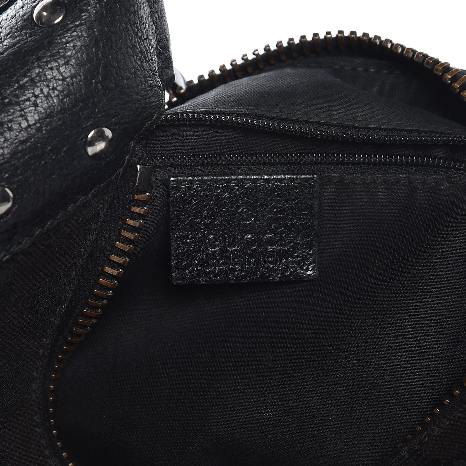 Gucci Monogram Classic Ring Hobo Black 6 of 7