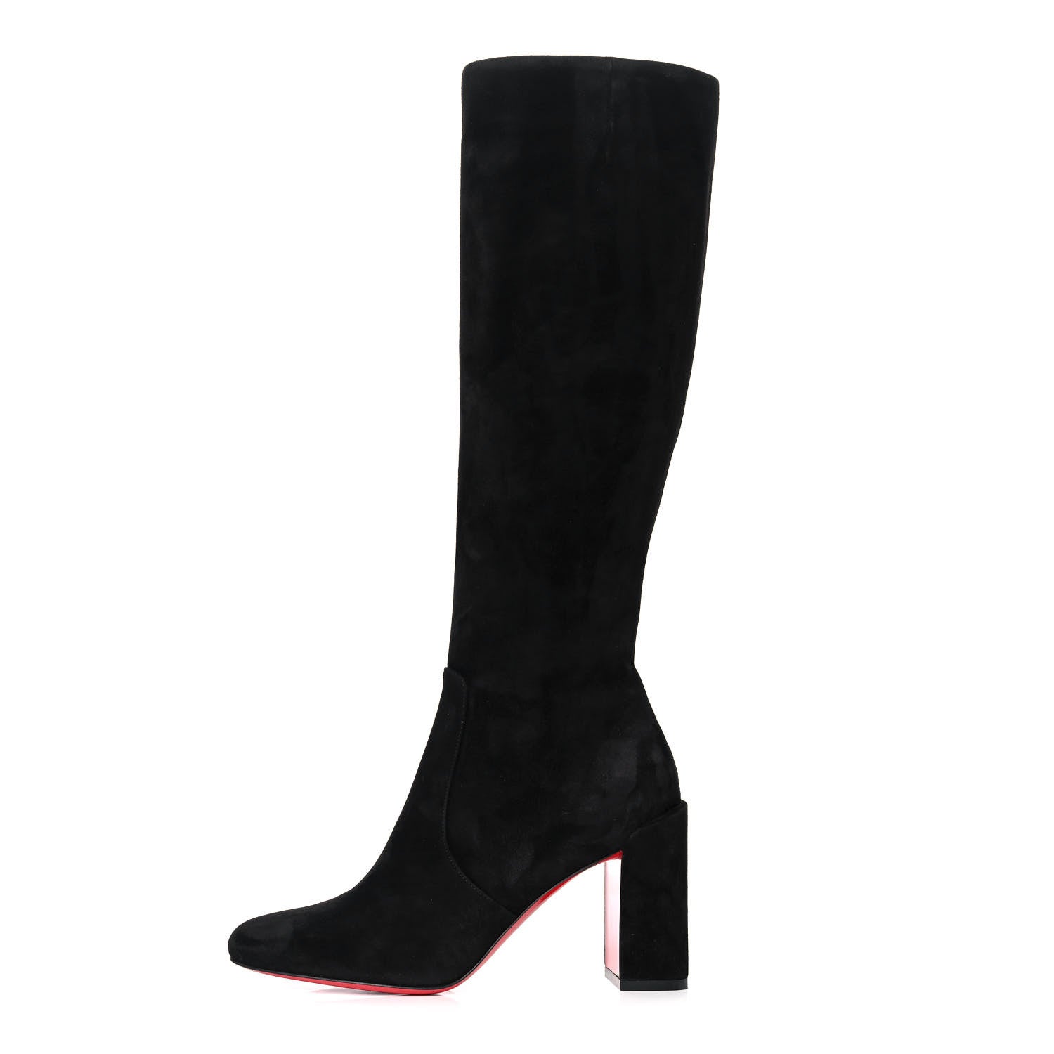 Christian Louboutin Veau Velours Cavalika 85 Boots 36 Black 1 of 9