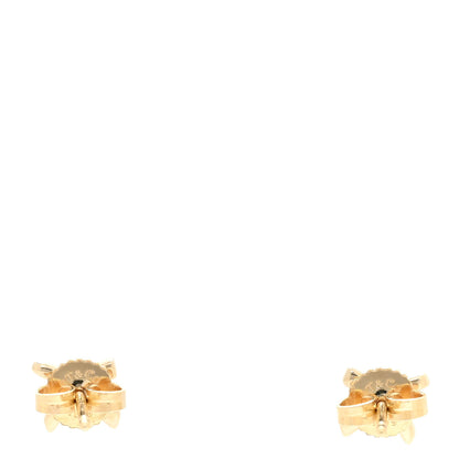 Tiffany 18K Yellow Gold Mini Paloma's Graffiti X Earrings 3 of 5