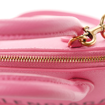 Balenciaga Signature Grained Calfskin Logo XXS Ville Top Handle Bag Rose Bubblegum Black 10 of 10