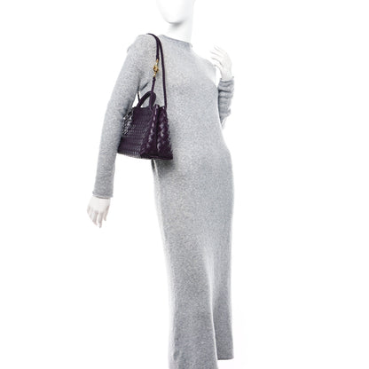 Bottega Veneta Nappa Intrecciato Small East West Andiamo Shoulder Bag Dark Mystic 2 of 10