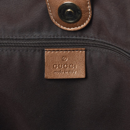 Gucci Metallic Monogram Large Sukey Tote Bronze 8 of 28