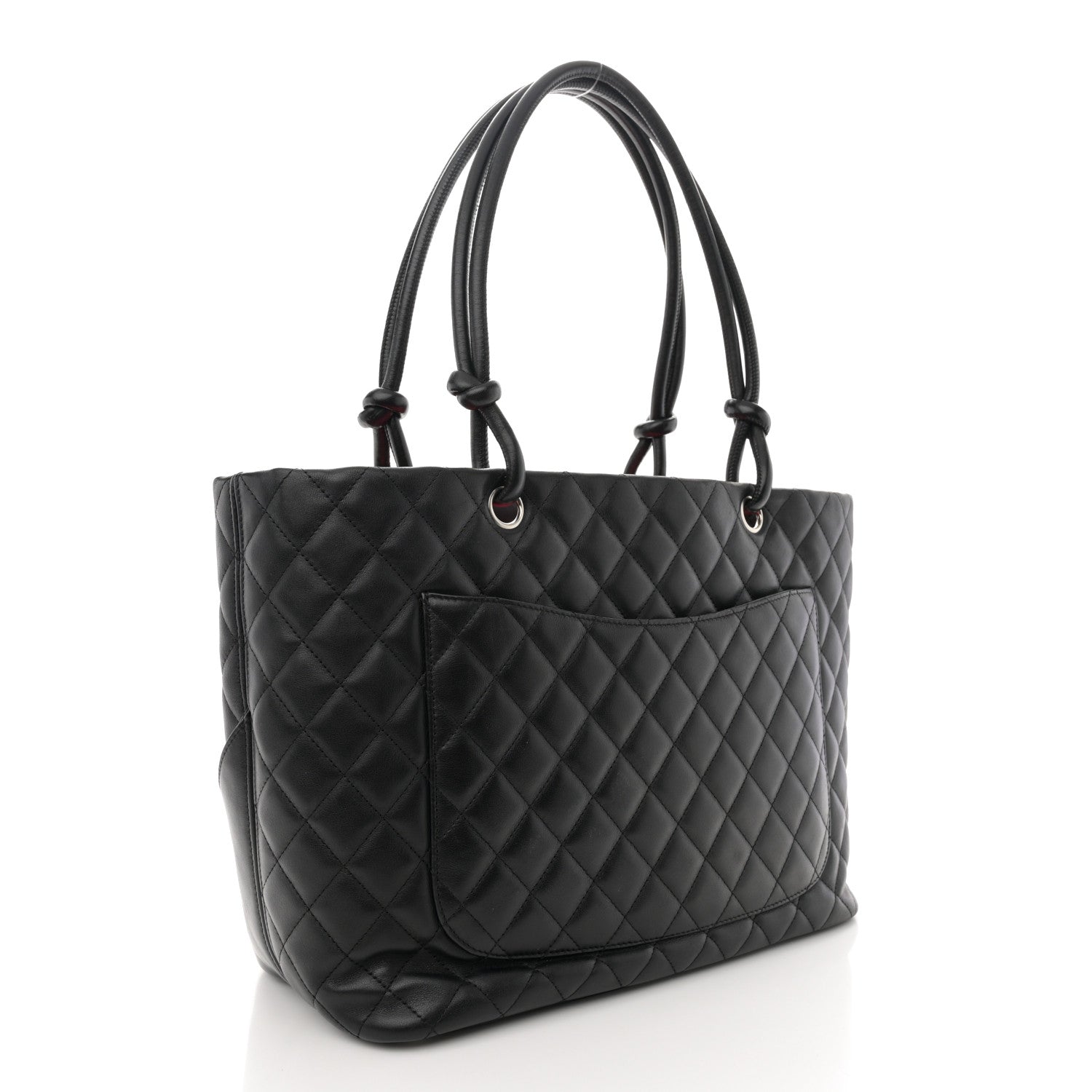 Chanel Calfskin Quilted Large Cambon Tote Black 4 of 13