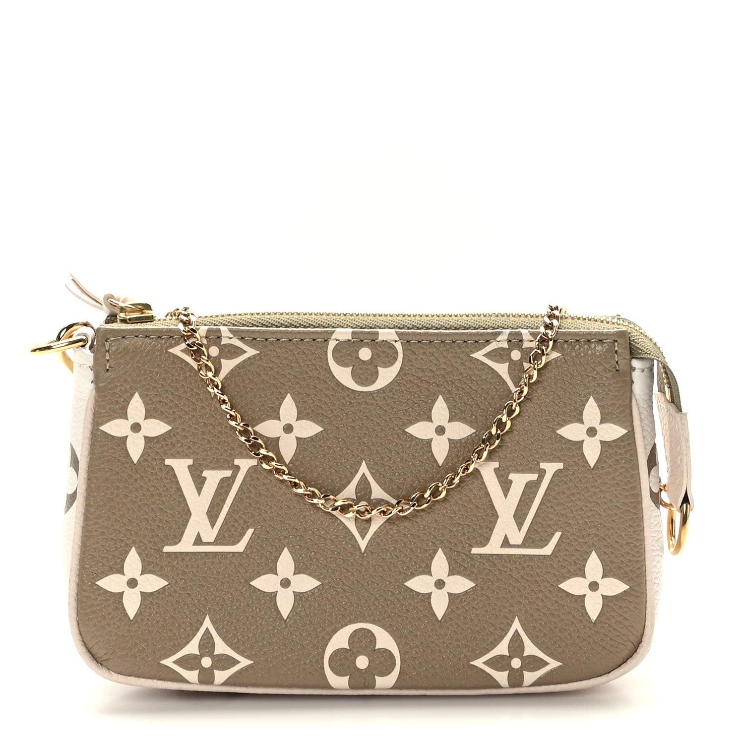 Louis Vuitton Empreinte Spring in the City Mini Pochette Accessories Kaki Beige Cream 1 of 8