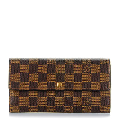Louis Vuitton Damier Ebene Sarah Wallet 1 of 7