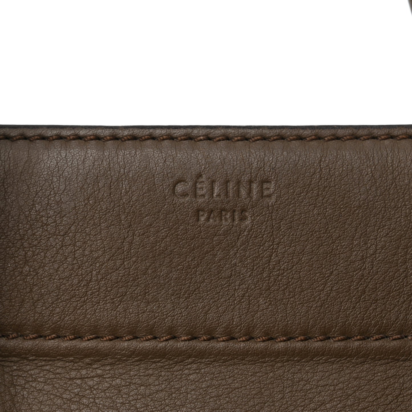 Grained Calfskin Medium Phantom Luggage Taupe