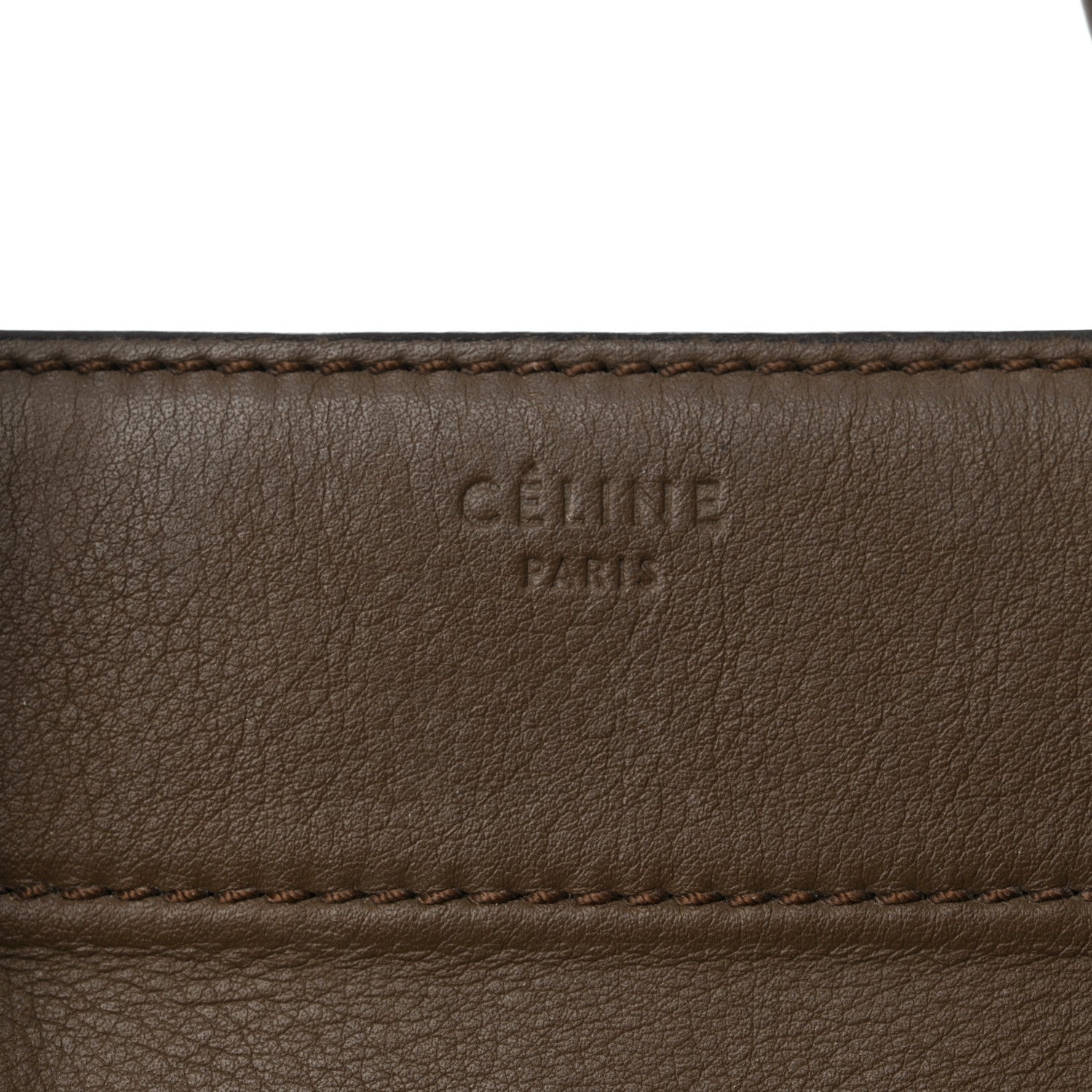 Celine Grained Calfskin Medium Phantom Luggage Taupe 7 of 30