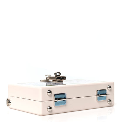 Dolce & Gabbana Acrylic Floral Print Dolce Box Clutch Ivory 3 of 9