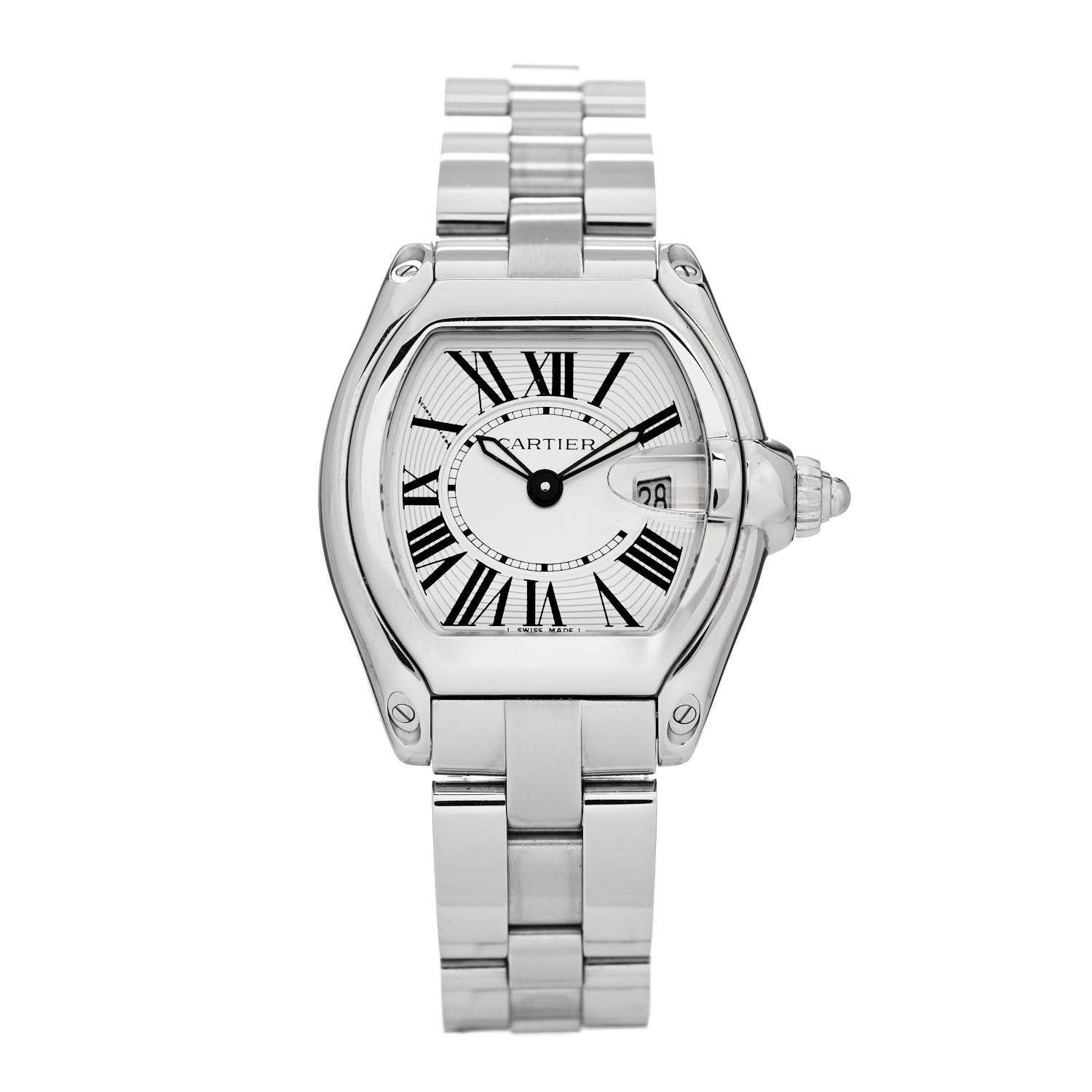 Cartier Stainless Steel 31mm Roadster Quartz Watch 1 of 4
