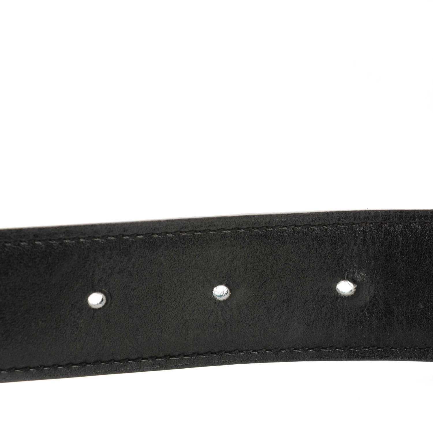 Hermes Box Taurillon Clemence 32mm H Belt 100 Black Blue Jean 4 of 6