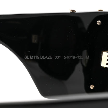 Saint Laurent Acetate Blaze Sunglasses SL M119 Black 7 of 8