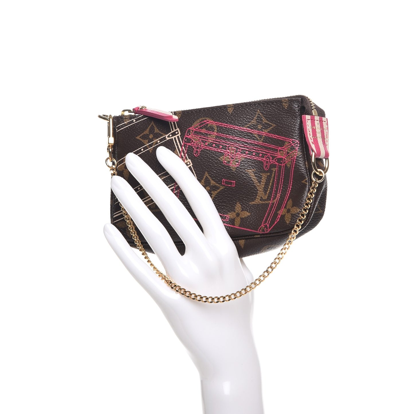Monogram 2014 Christmas Animation Mini Pochette Accessories