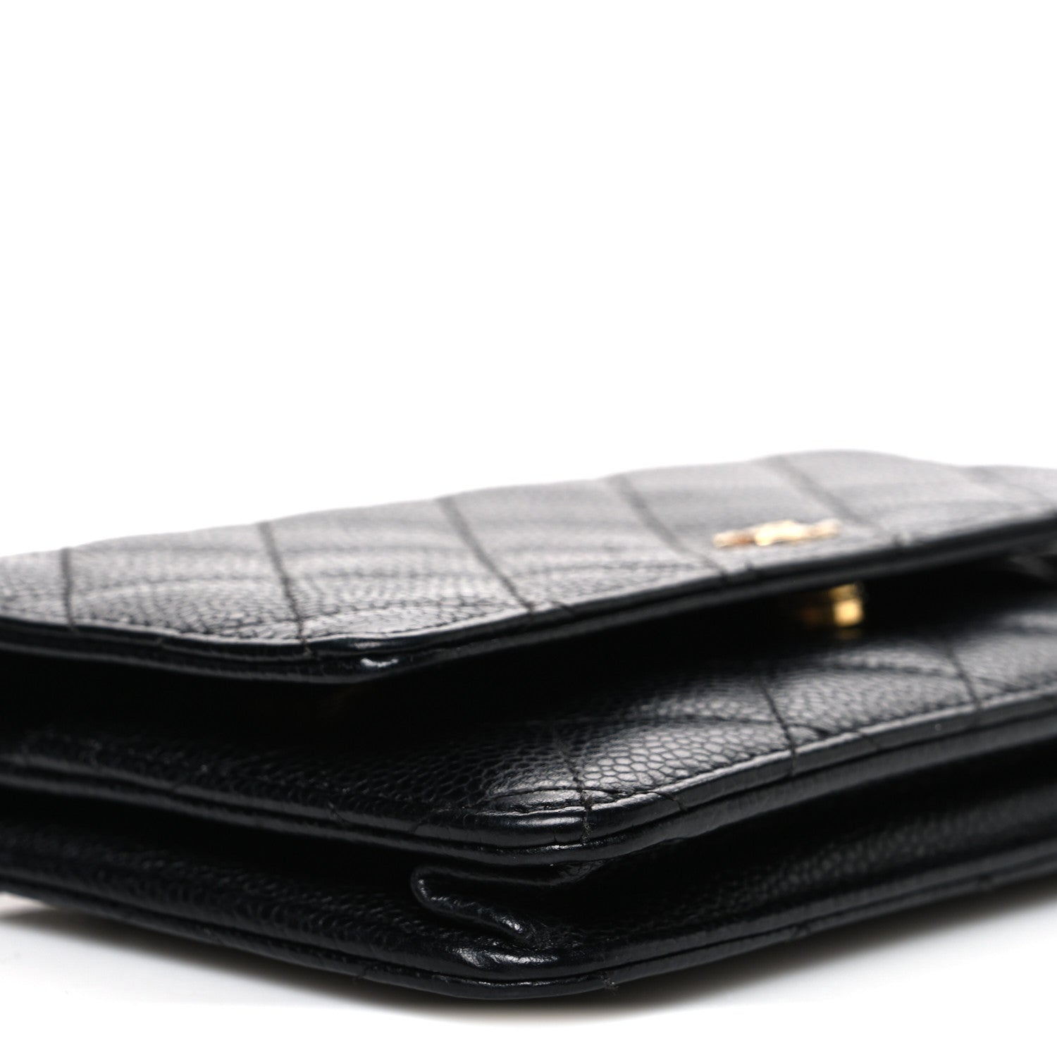 Chanel Caviar Quilted Wallet on Chain WOC Black 10 of 12