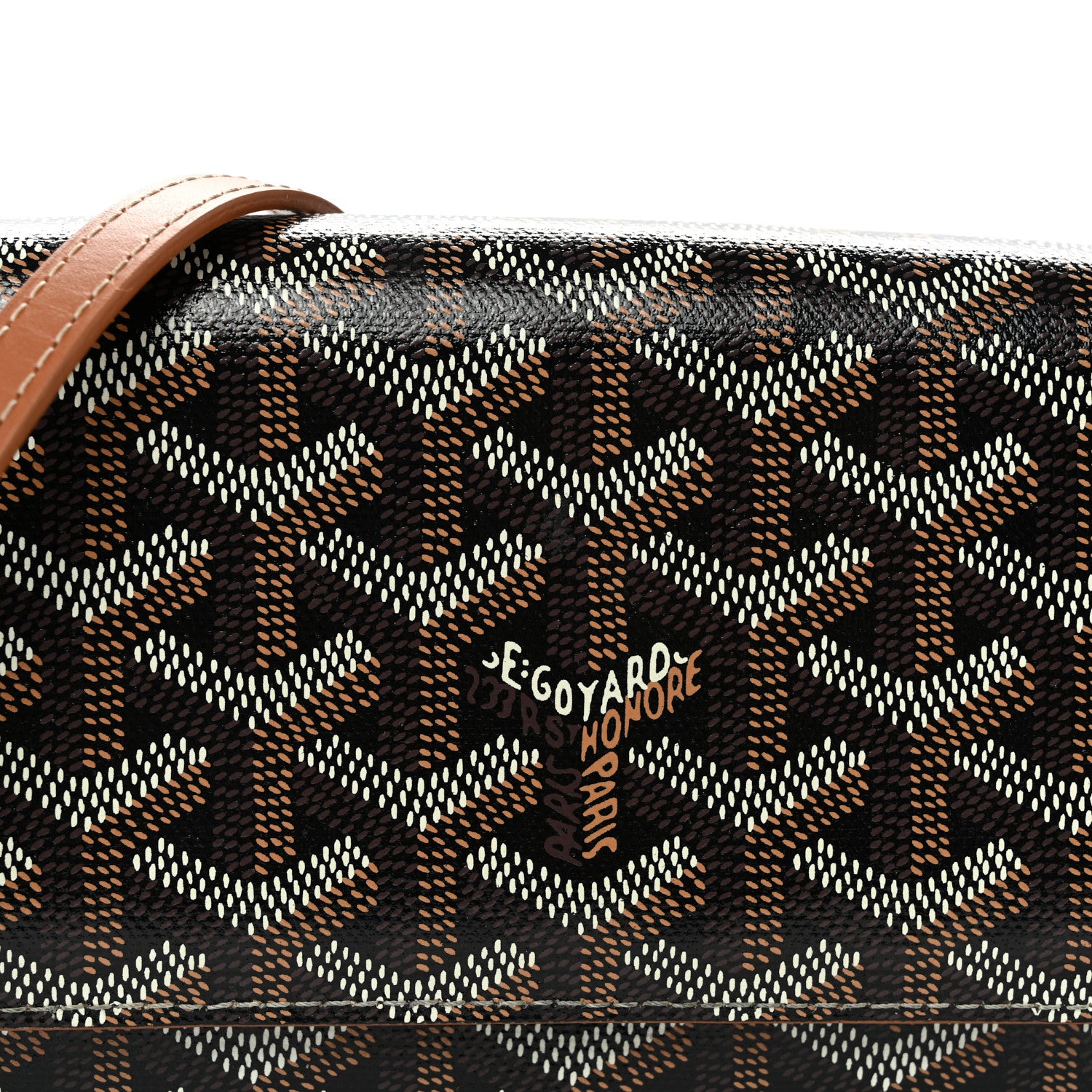Goyard Goyardine Varenne Continental Wallet Black Gold 7 of 10