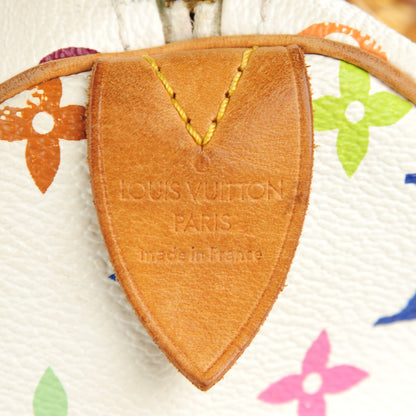 Louis Vuitton Monogram Multicolor Speedy 30 White 9 of 14